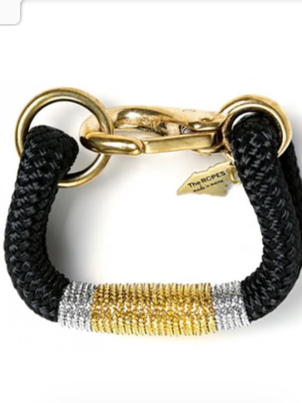 The ROPES | Kennebunkport Black Rope Bracelet Medium